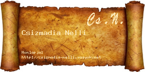 Csizmadia Nelli névjegykártya